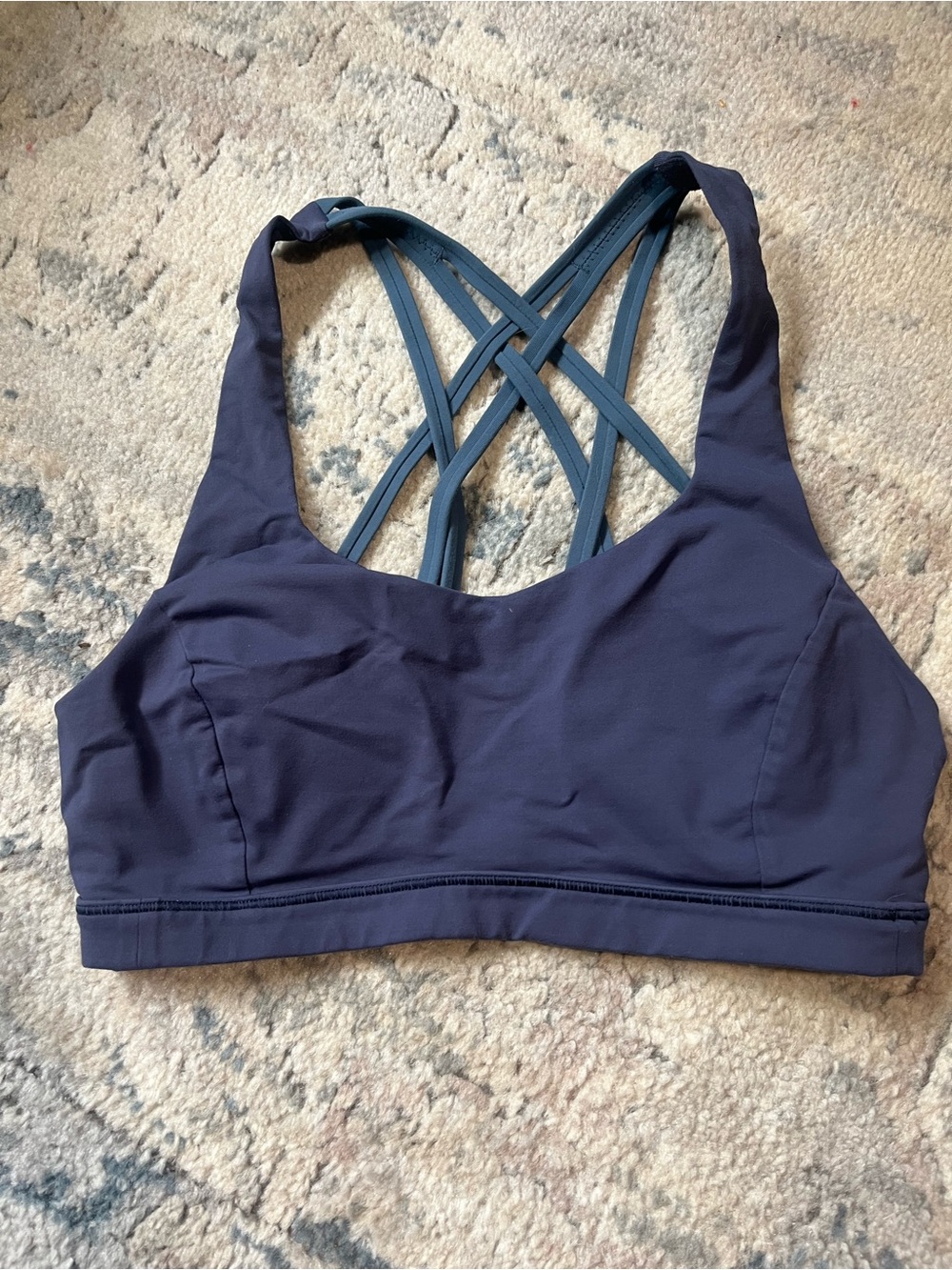 Women’s Lululemon Free to Be Sports Bra - Navy